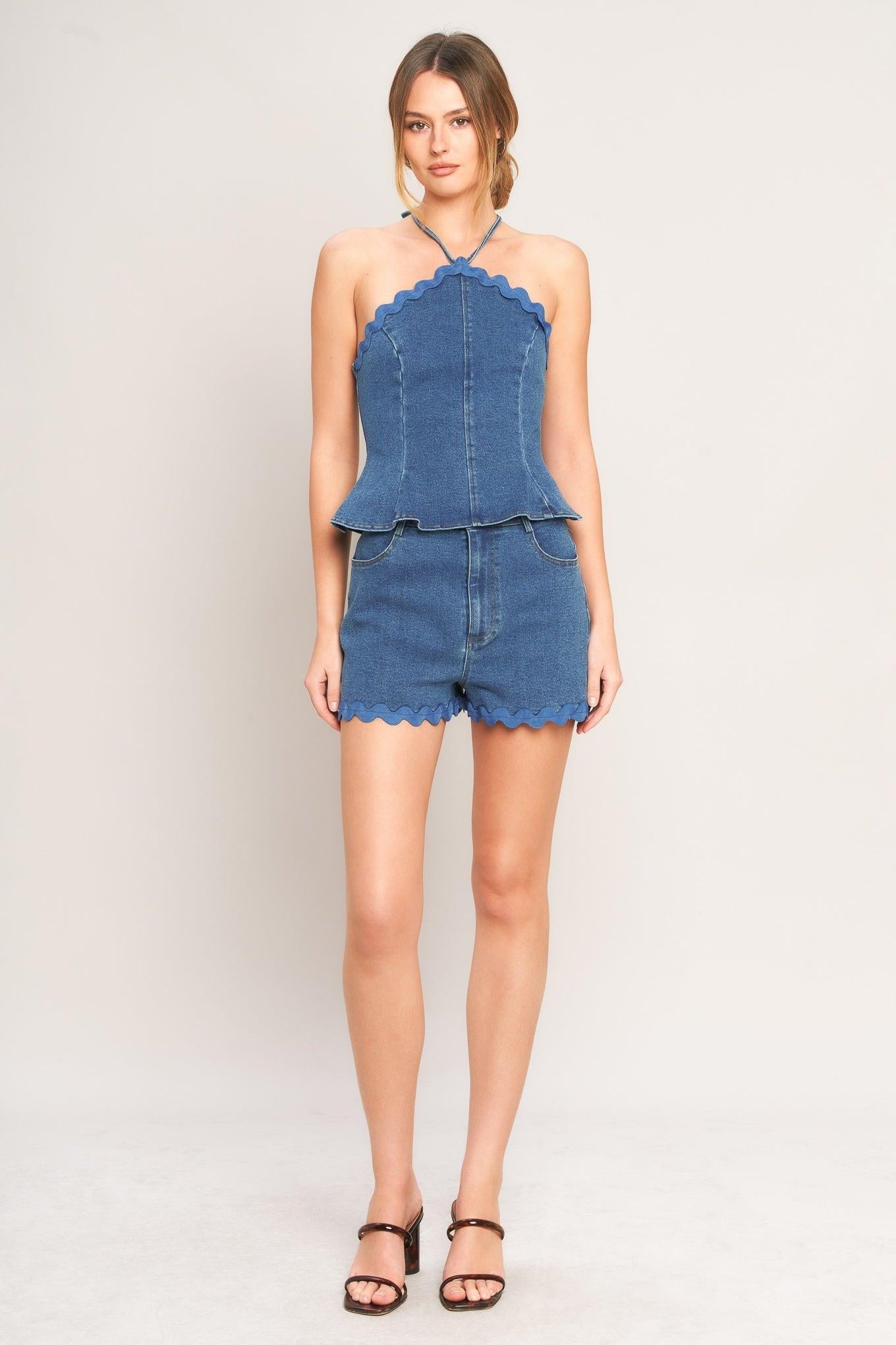 SUNNY DAY DENIM TOP