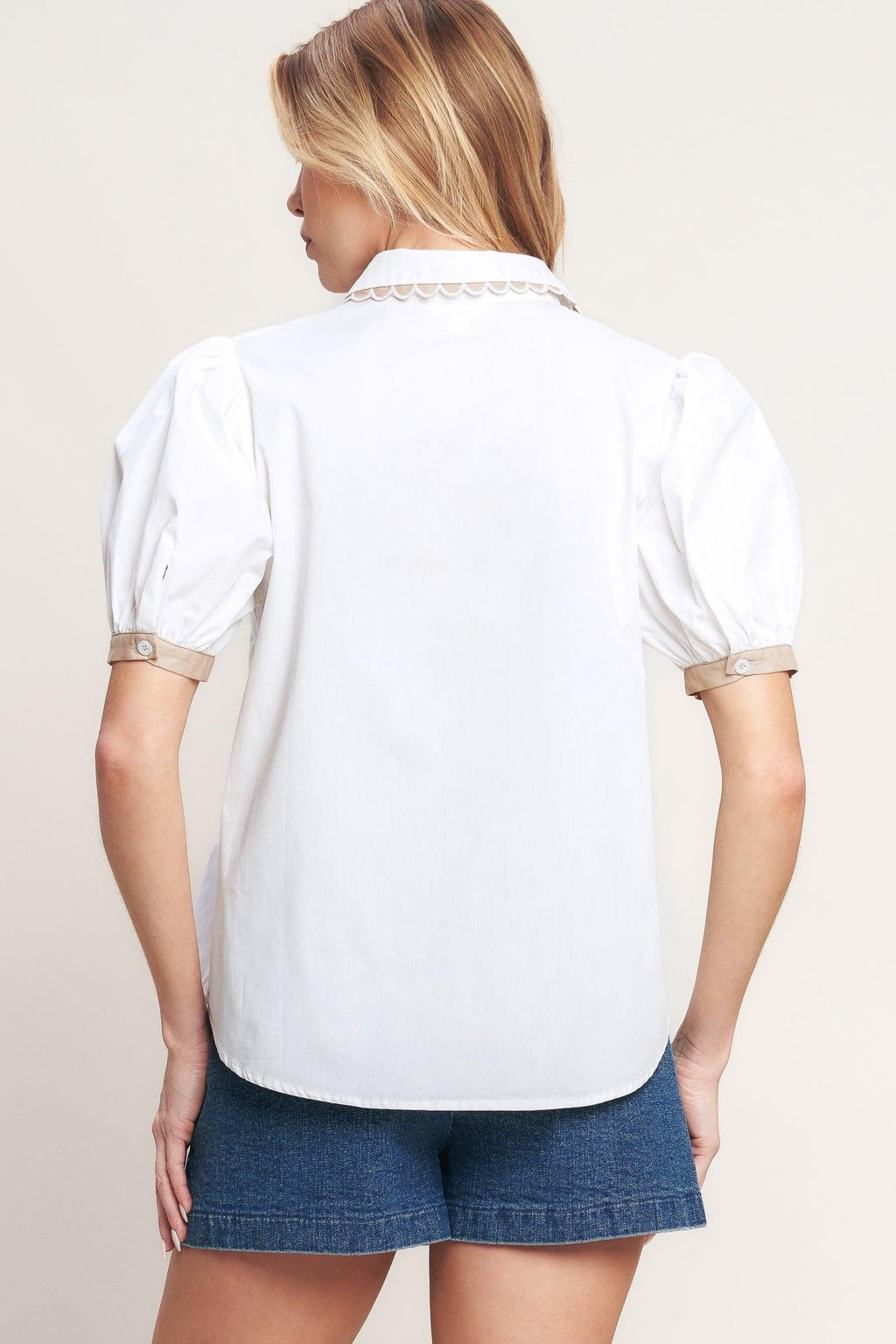 REFINED DAY WOVEN TOP