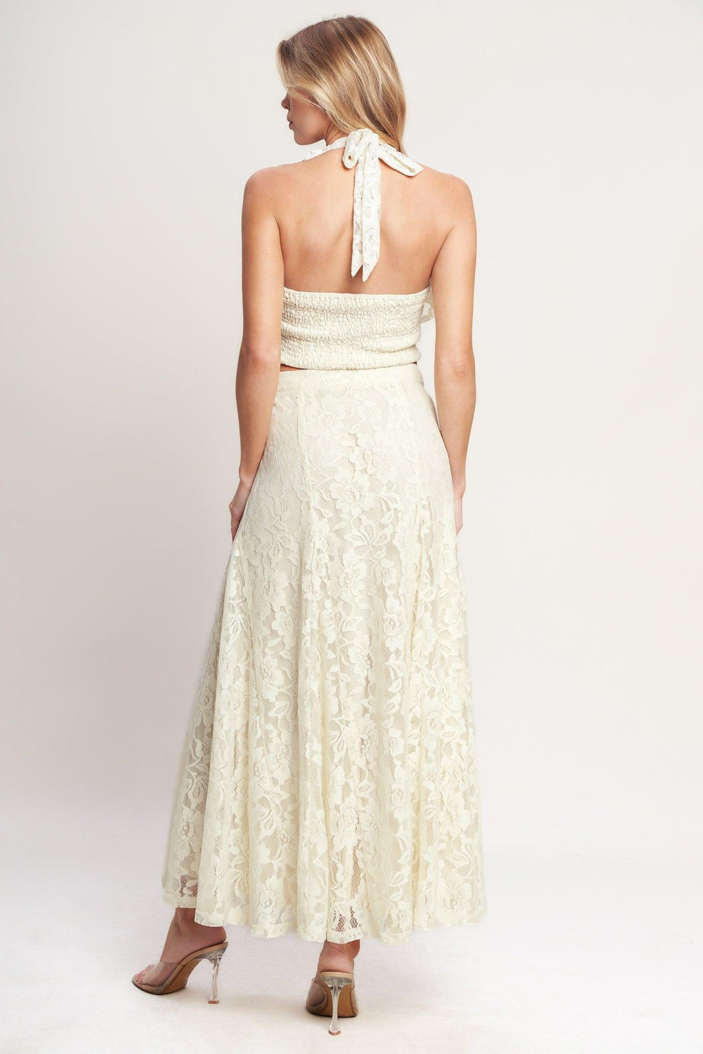 BALLET MUSE WOVEN LACE TOP