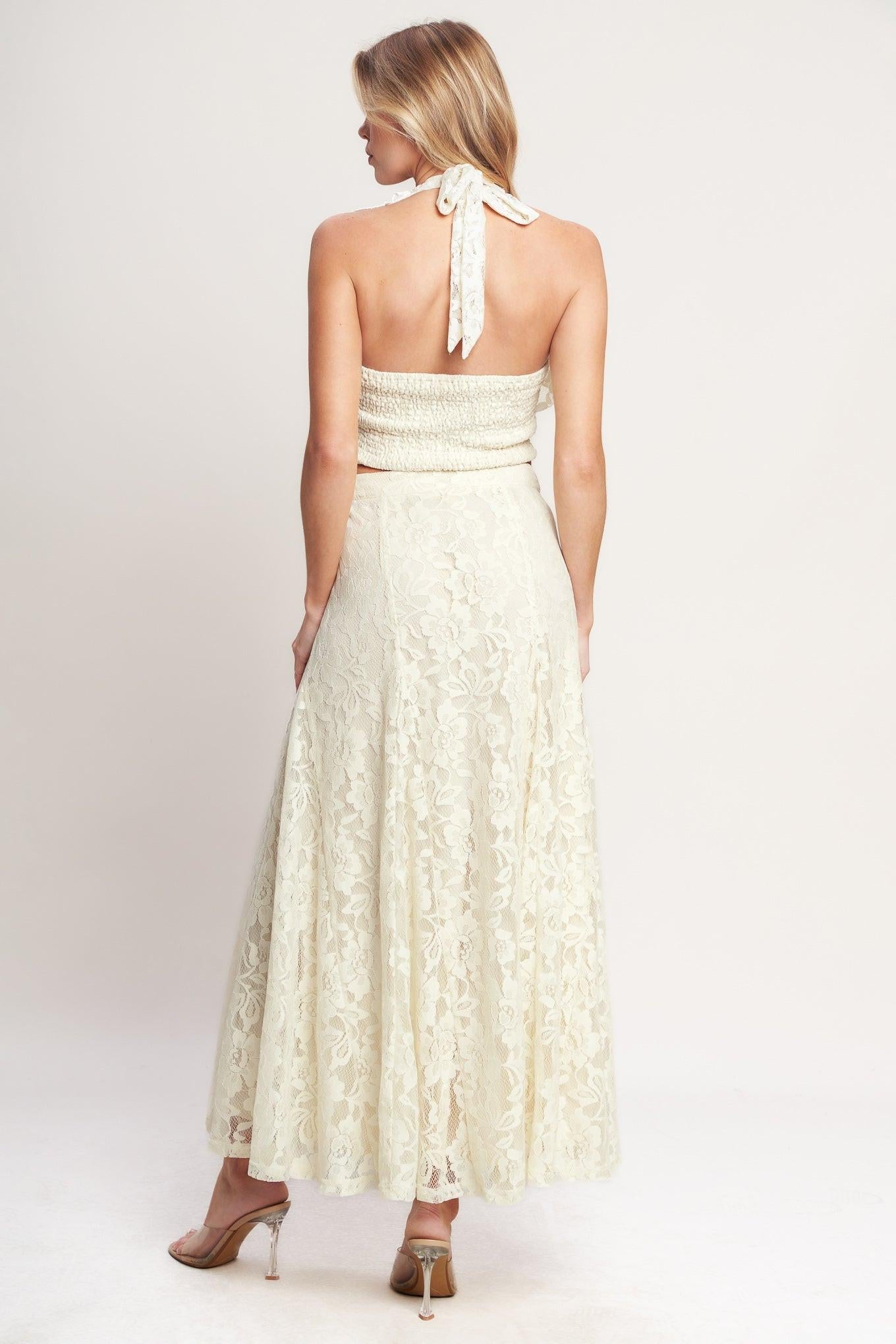 BALLET MUSE WOVEN LACE TOP