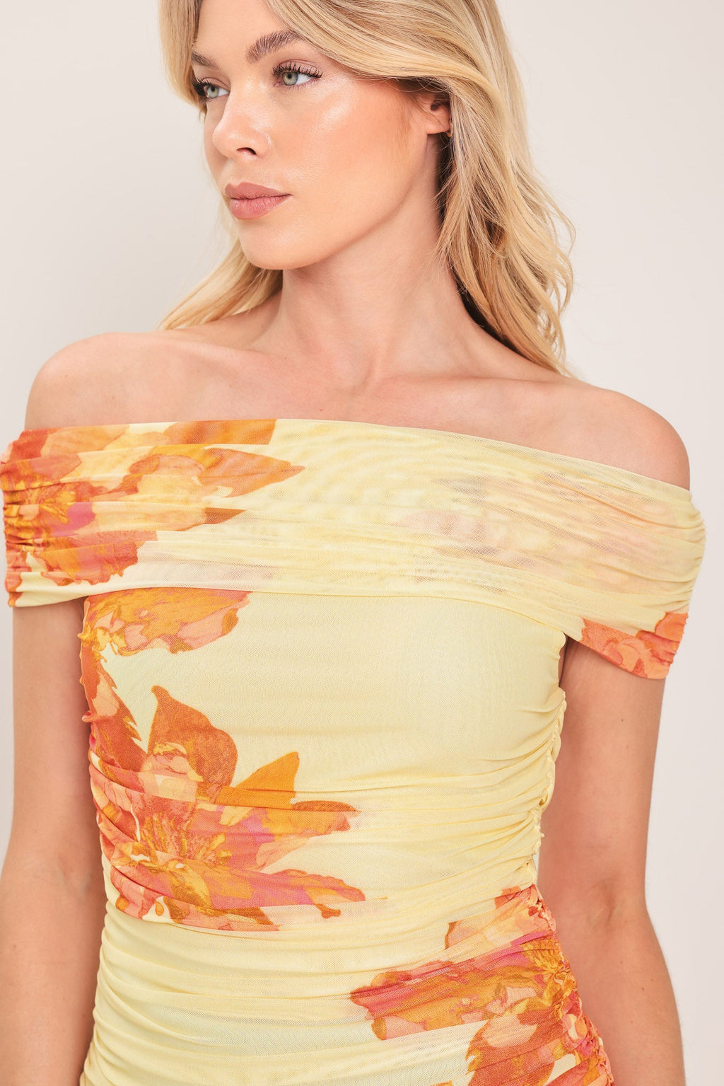 GOLDEN HOUR POWER MESH TOP