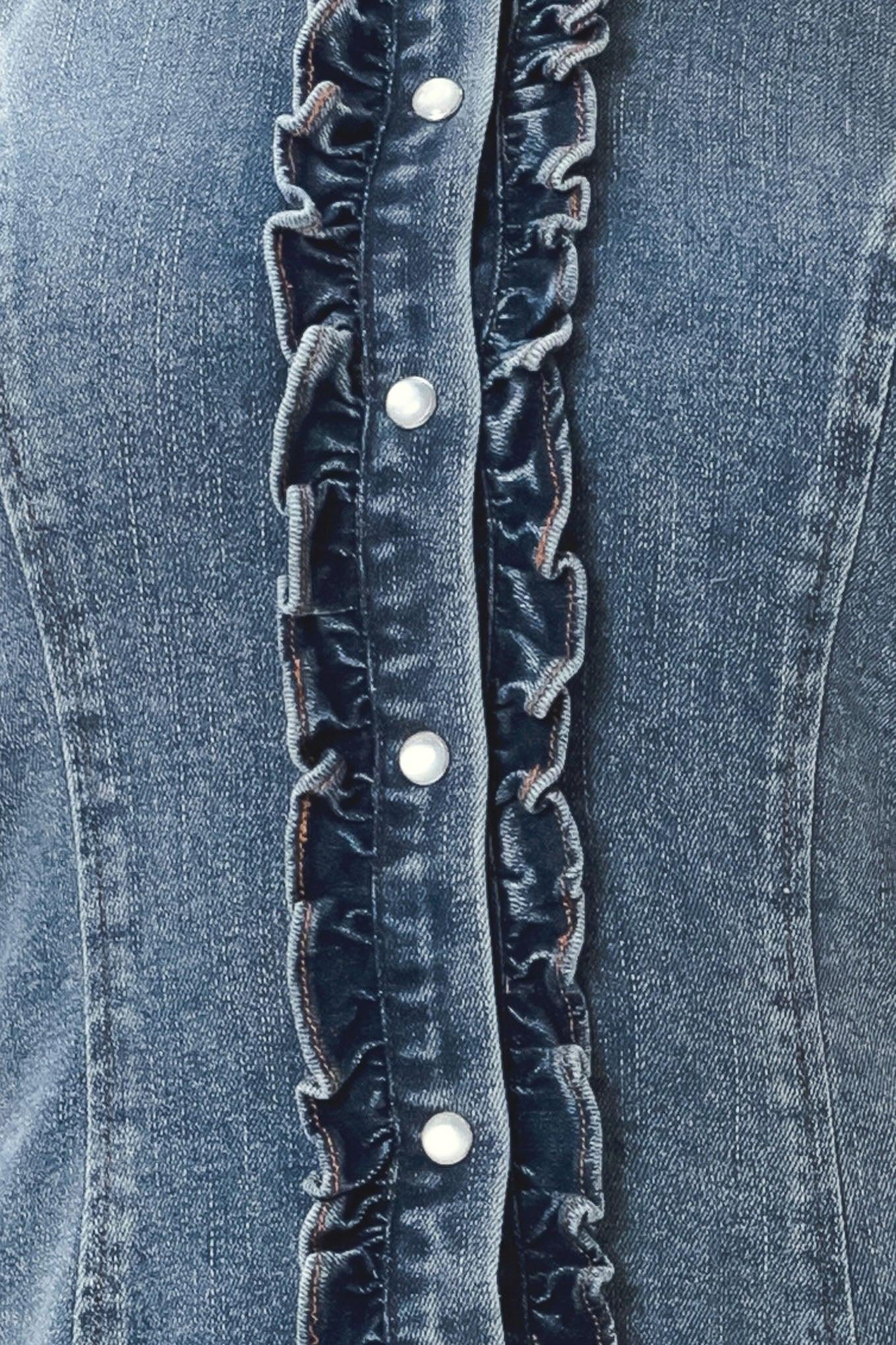 INDIGO BABE DENIM TOP