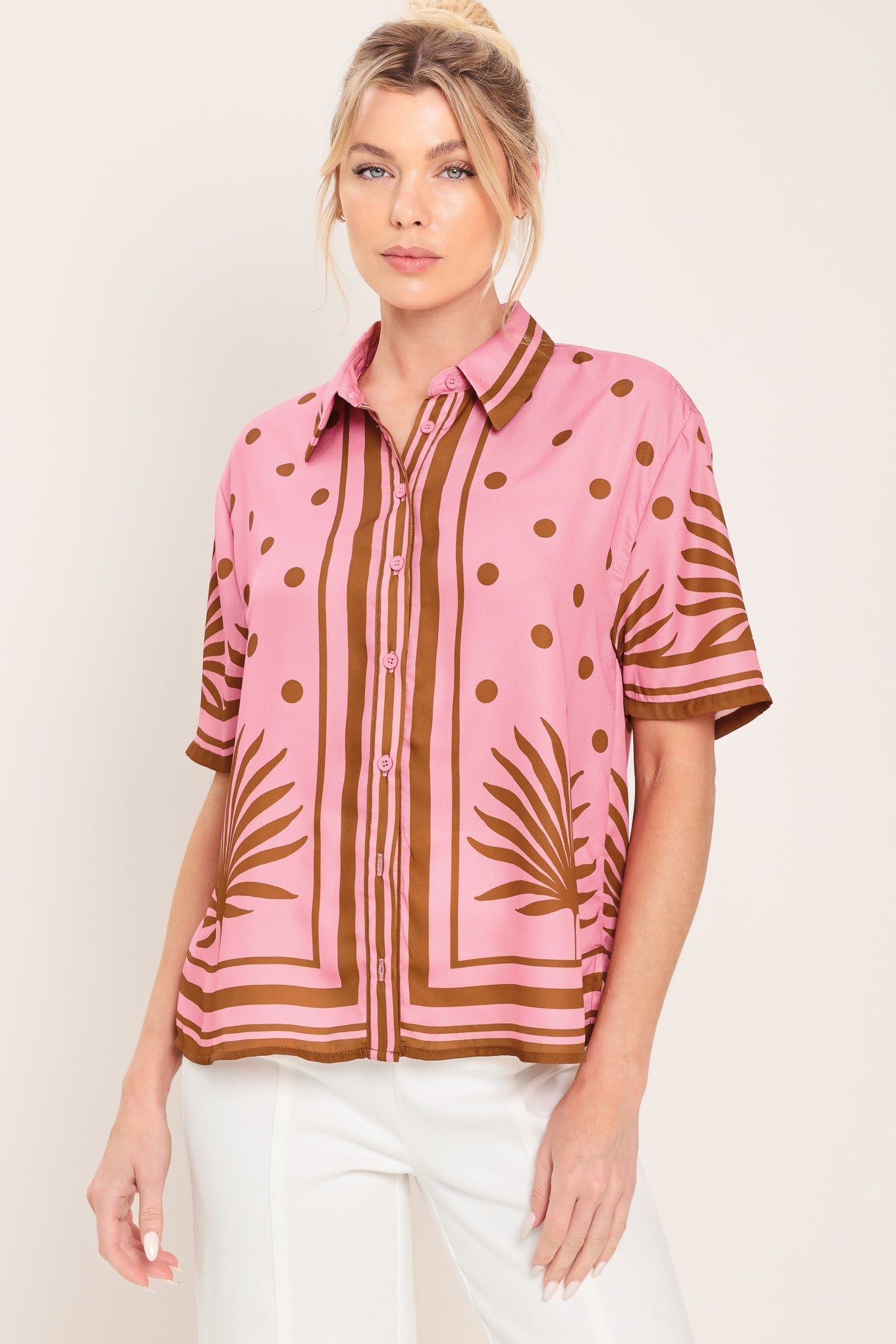 VINTAGE RESORT WOVEN TOP