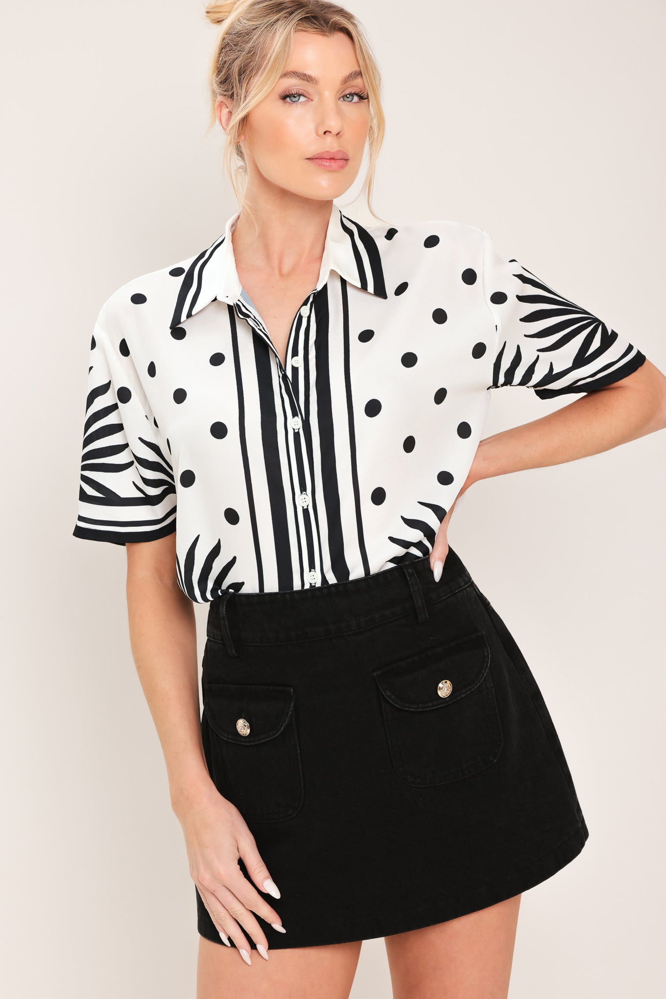 VINTAGE RESORT WOVEN TOP