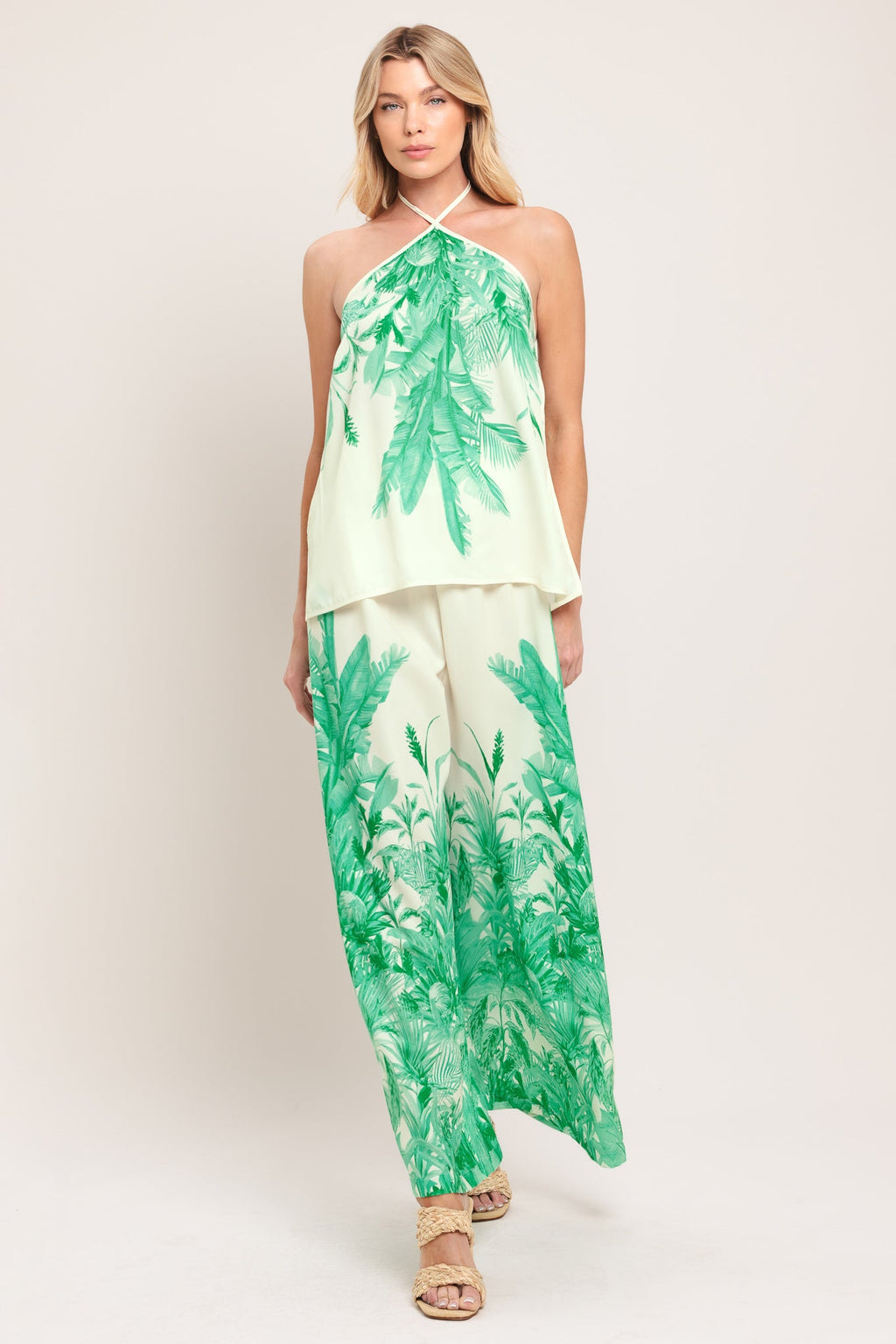 PALM SERENE WOVEN TOP