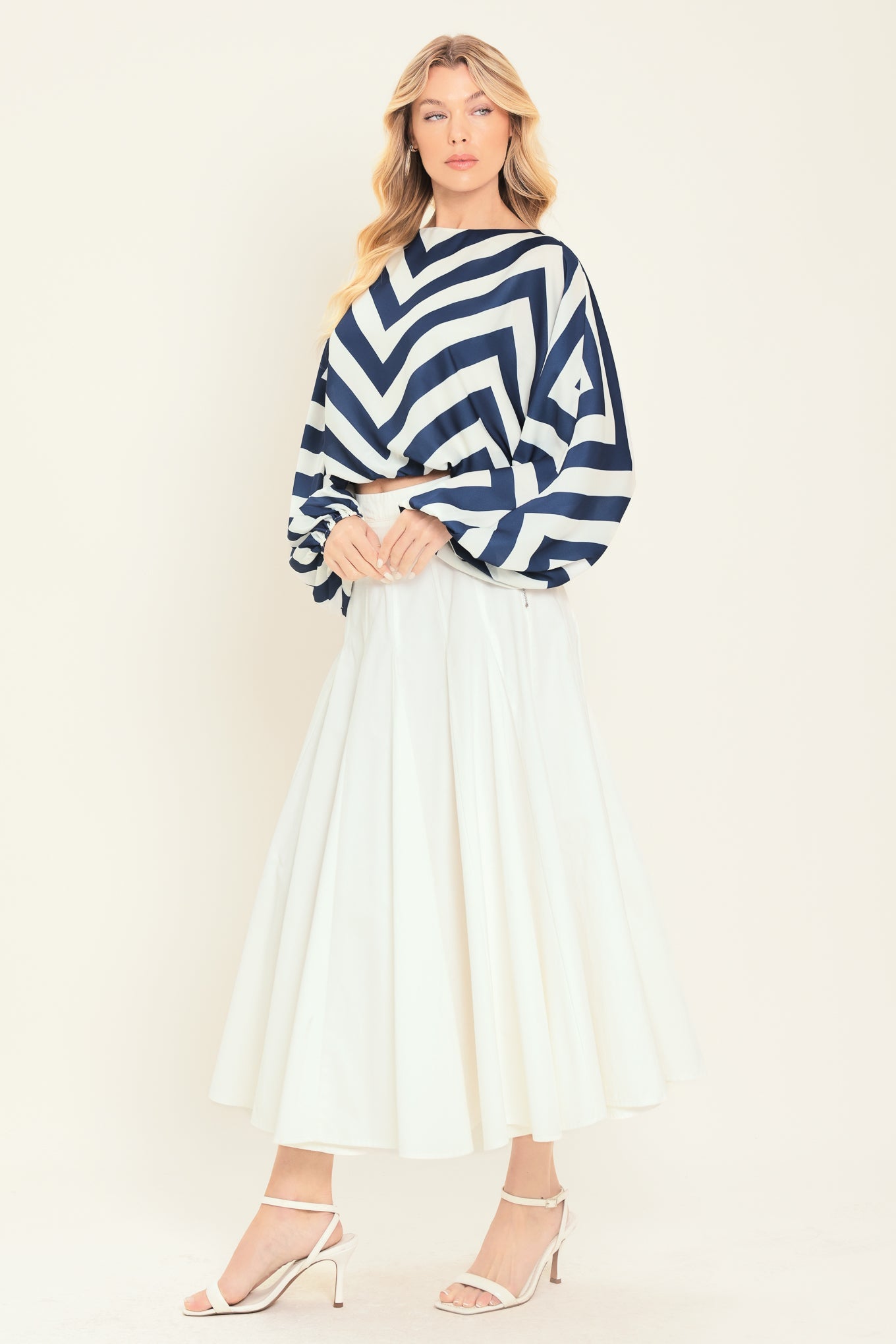 ST. TROPEZ STRIPE WOVEN TOP