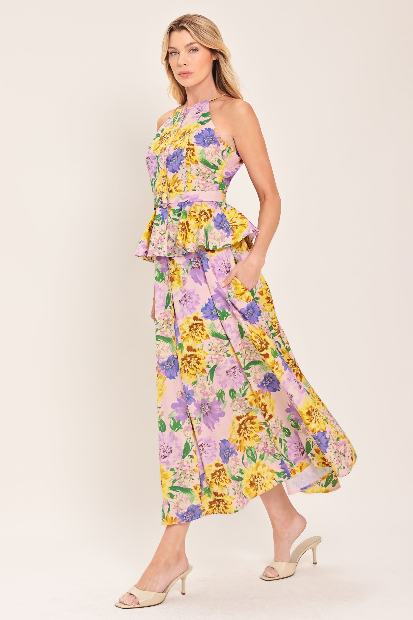 BLOSSOM MARKET WOVEN TOP