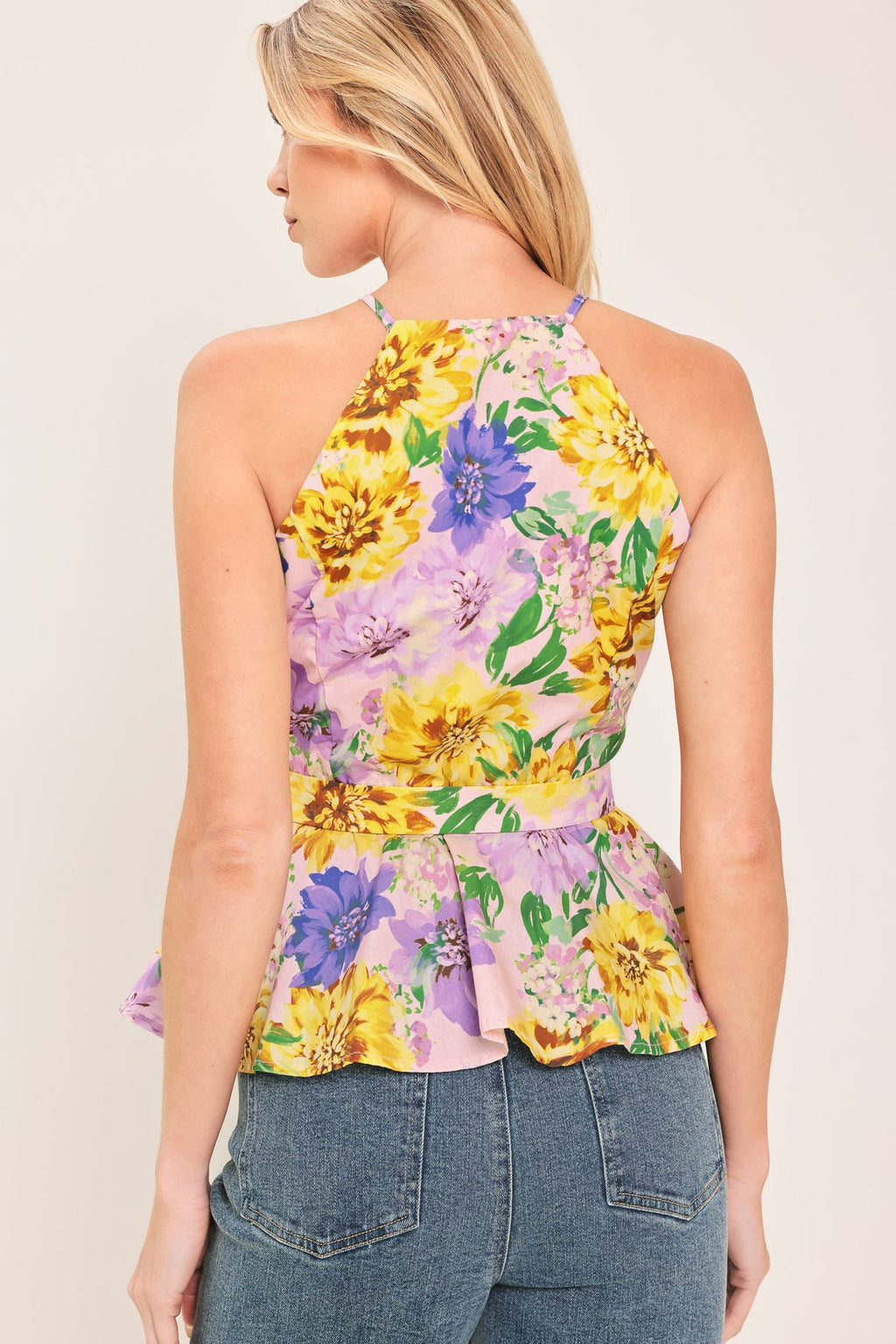 BLOSSOM MARKET WOVEN TOP