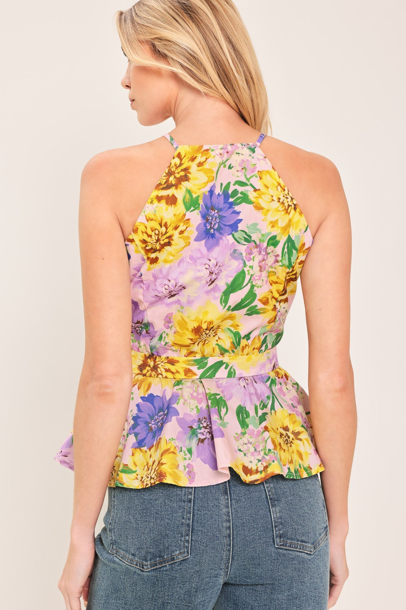 BLOSSOM MARKET WOVEN TOP