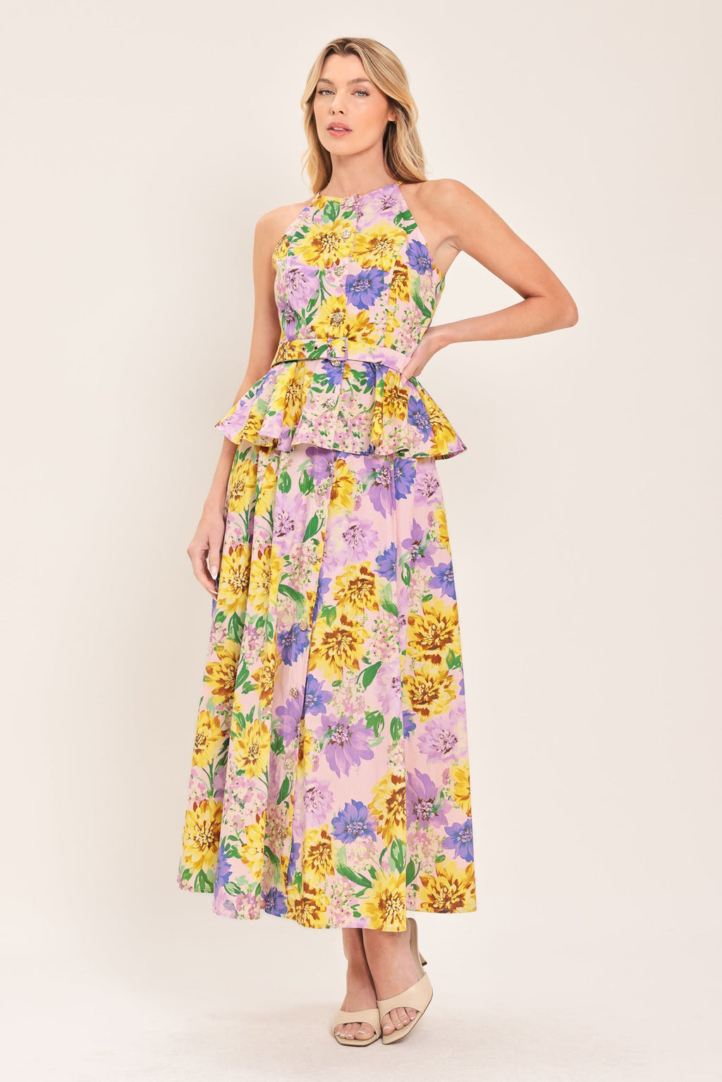 BLOSSOM MARKET WOVEN TOP