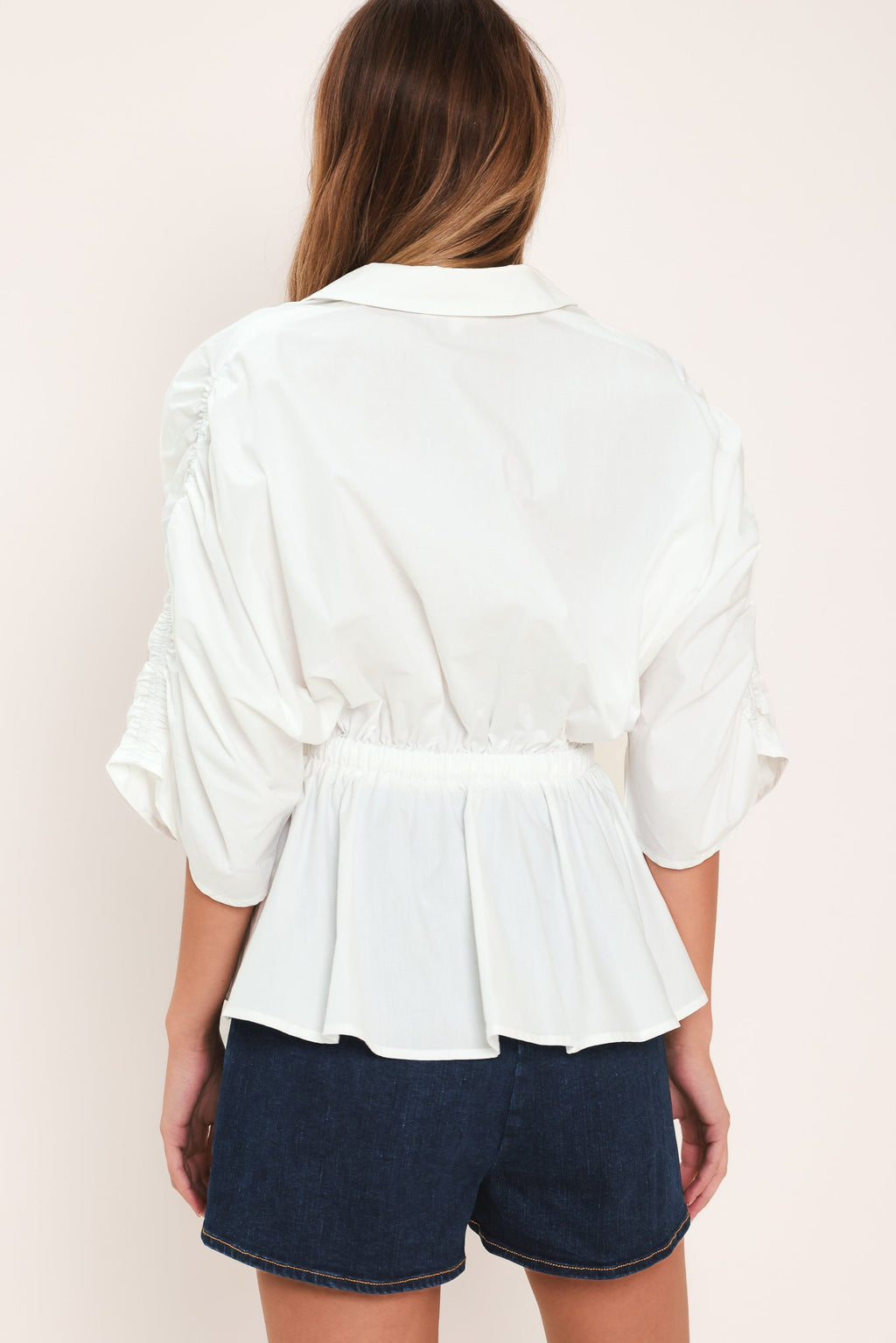 SEASIDE BREEZE WOVEN TOP
