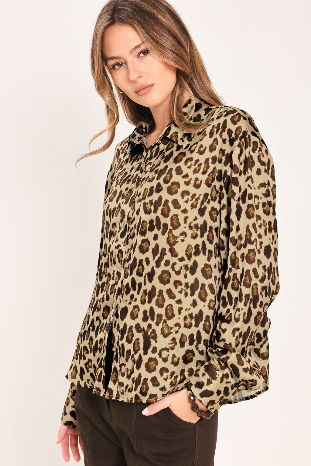 JUNGLE GLAM WOVEN TOP