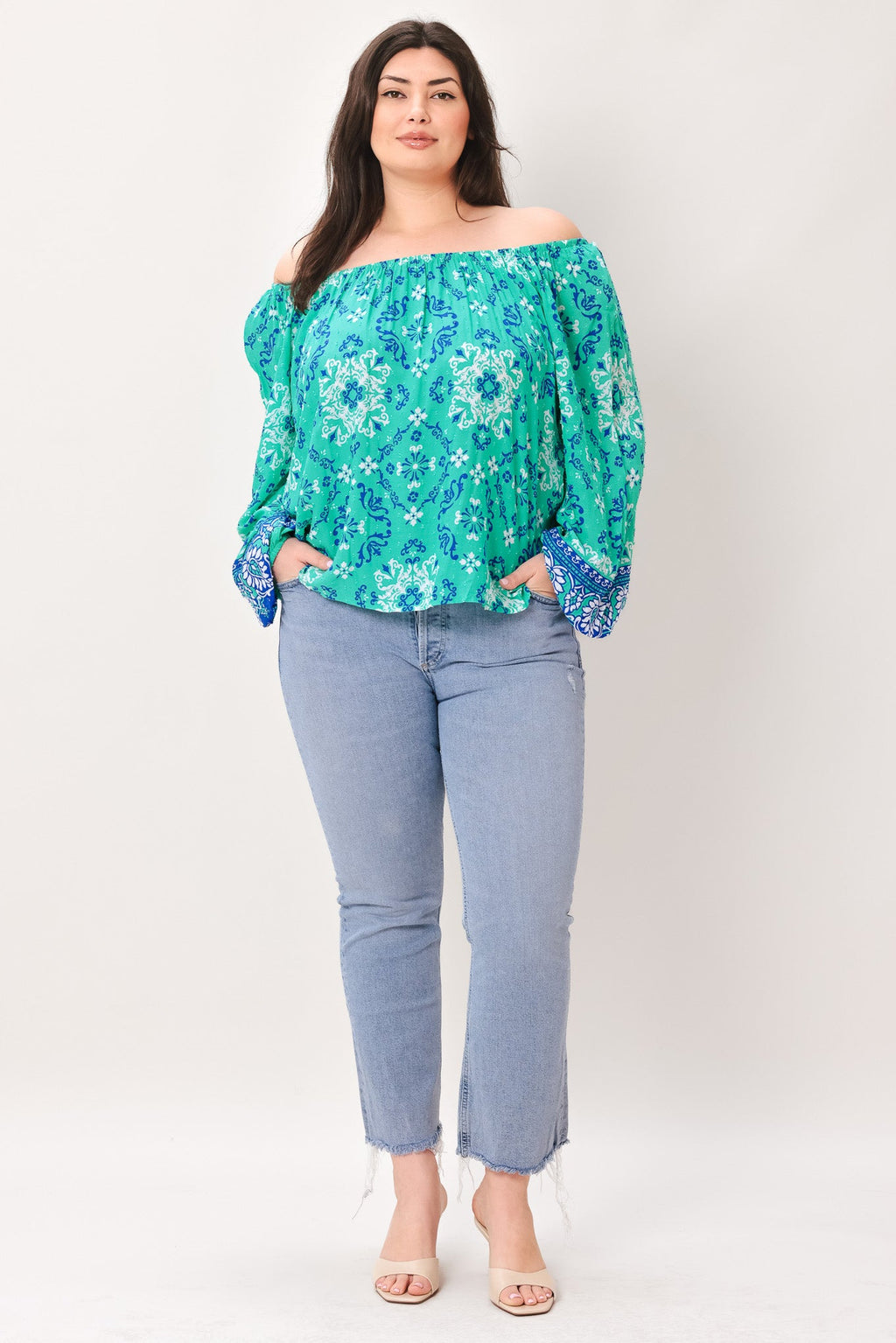 SEND MY LOVE WOVEN TOP