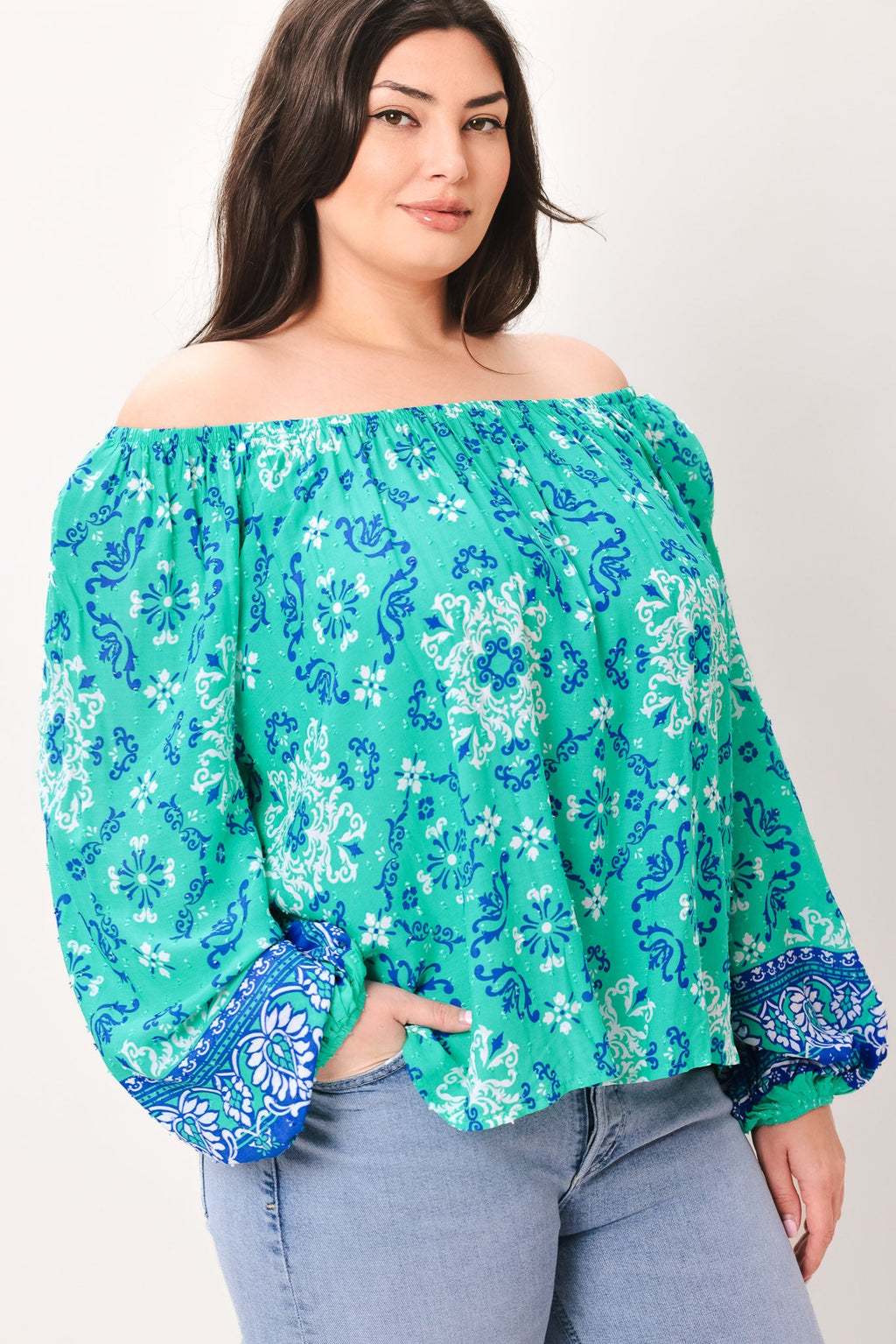 SEND MY LOVE WOVEN TOP