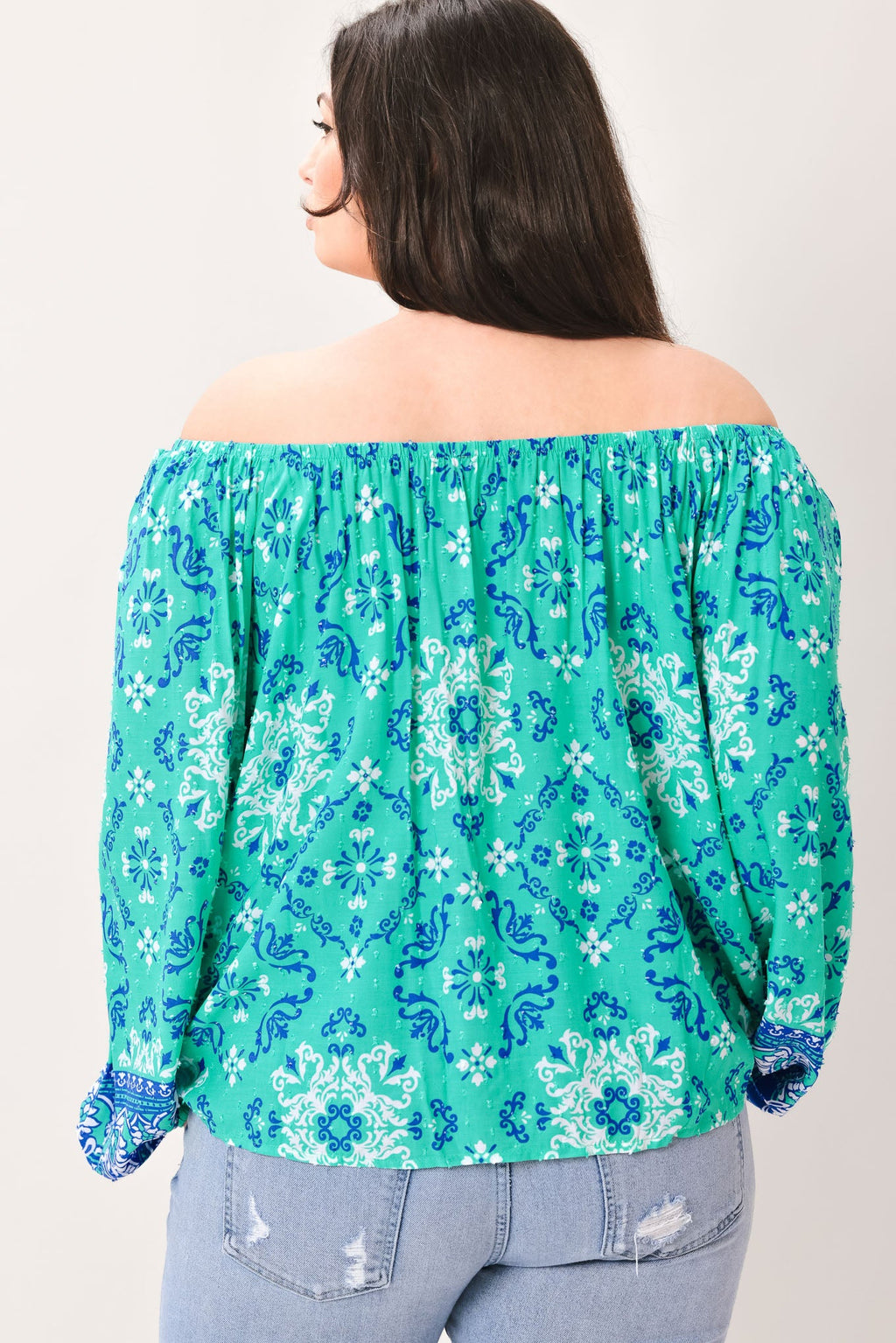 SEND MY LOVE WOVEN TOP