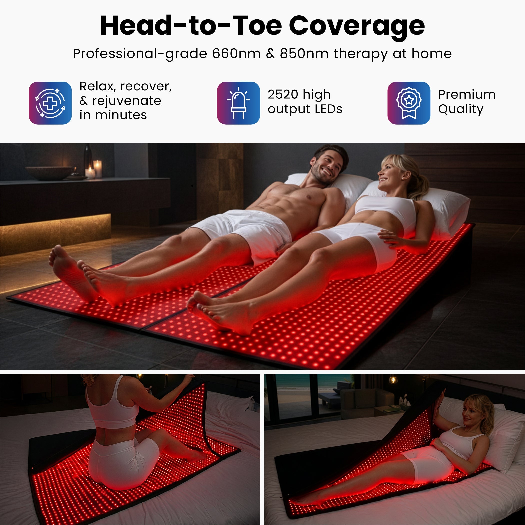 FullGlow™ 360 Full Body Red Light & Near Infrared Bag