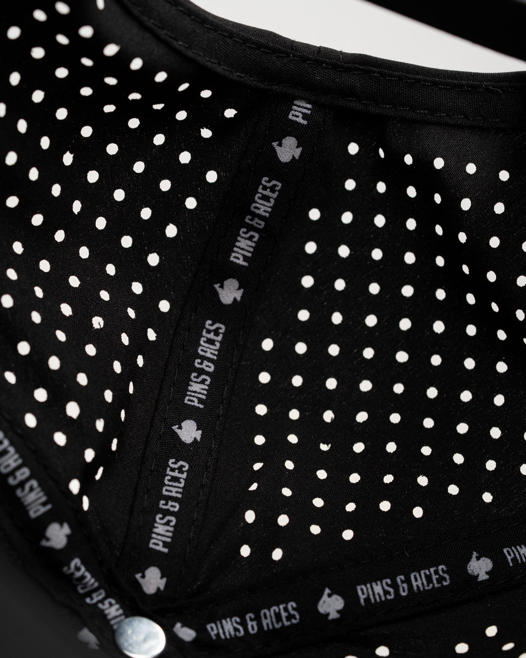 Ace/King Black - Perforated Rope Hat