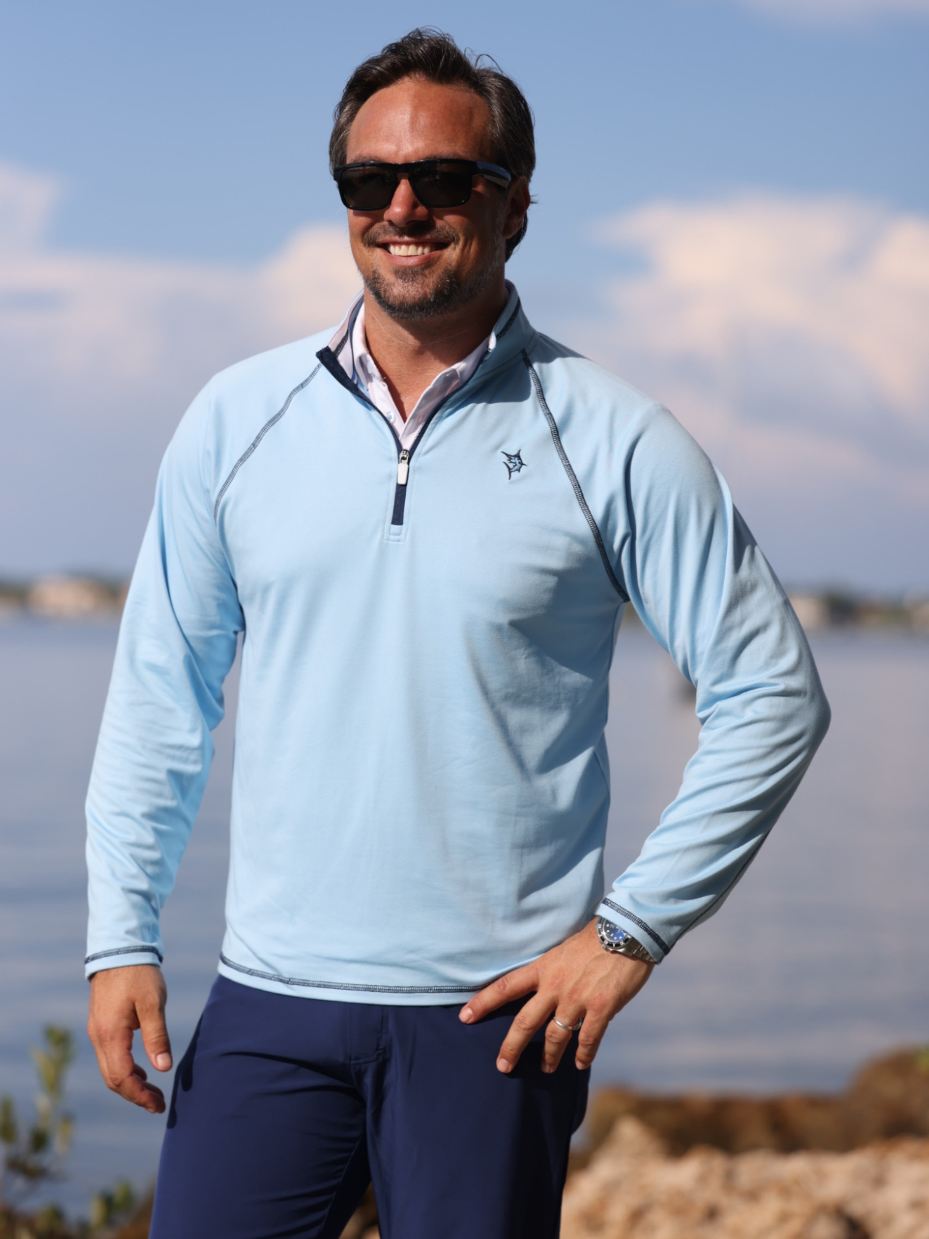 New Harbor Quarter Zip Effortless Comfort