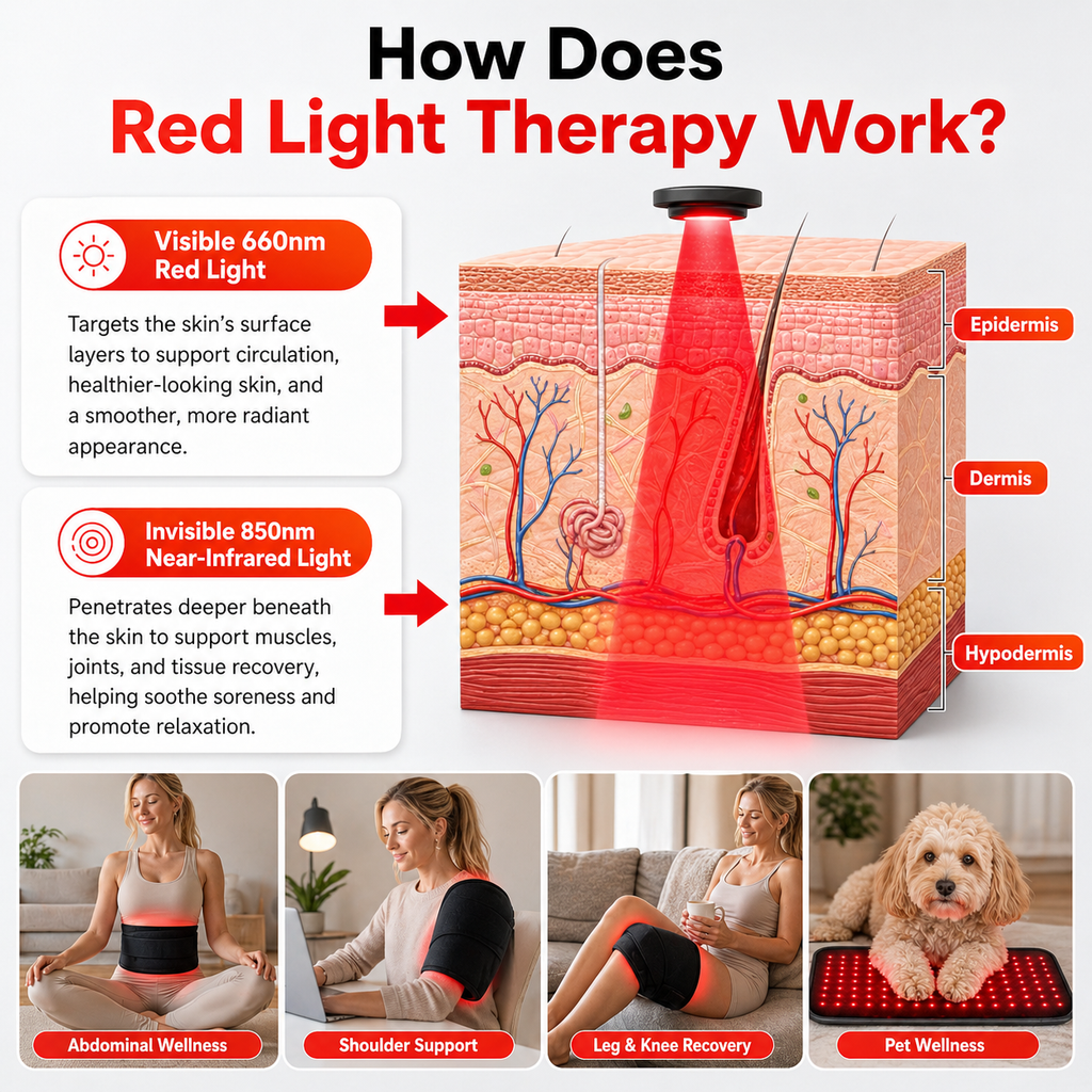FullGlow™ Red Light & Near Infrared Universal Wrap