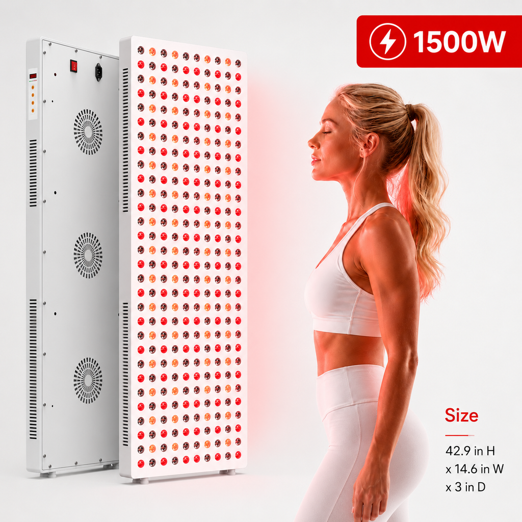 Red Light Therapy  & Near Infrared Light Therapy Panel, Full Body, 1500W