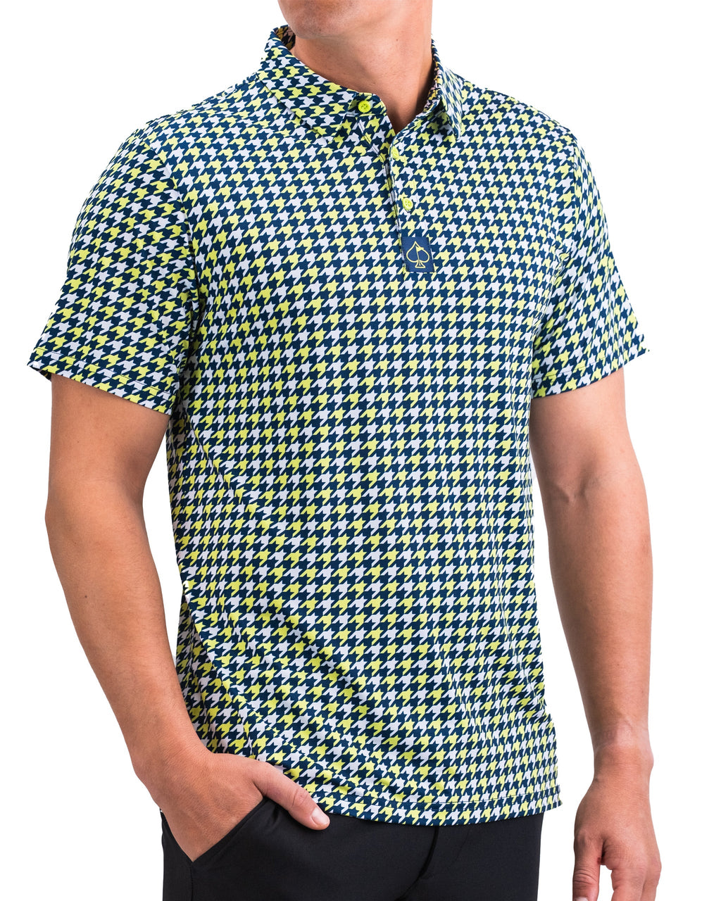 Houndstooth Lime