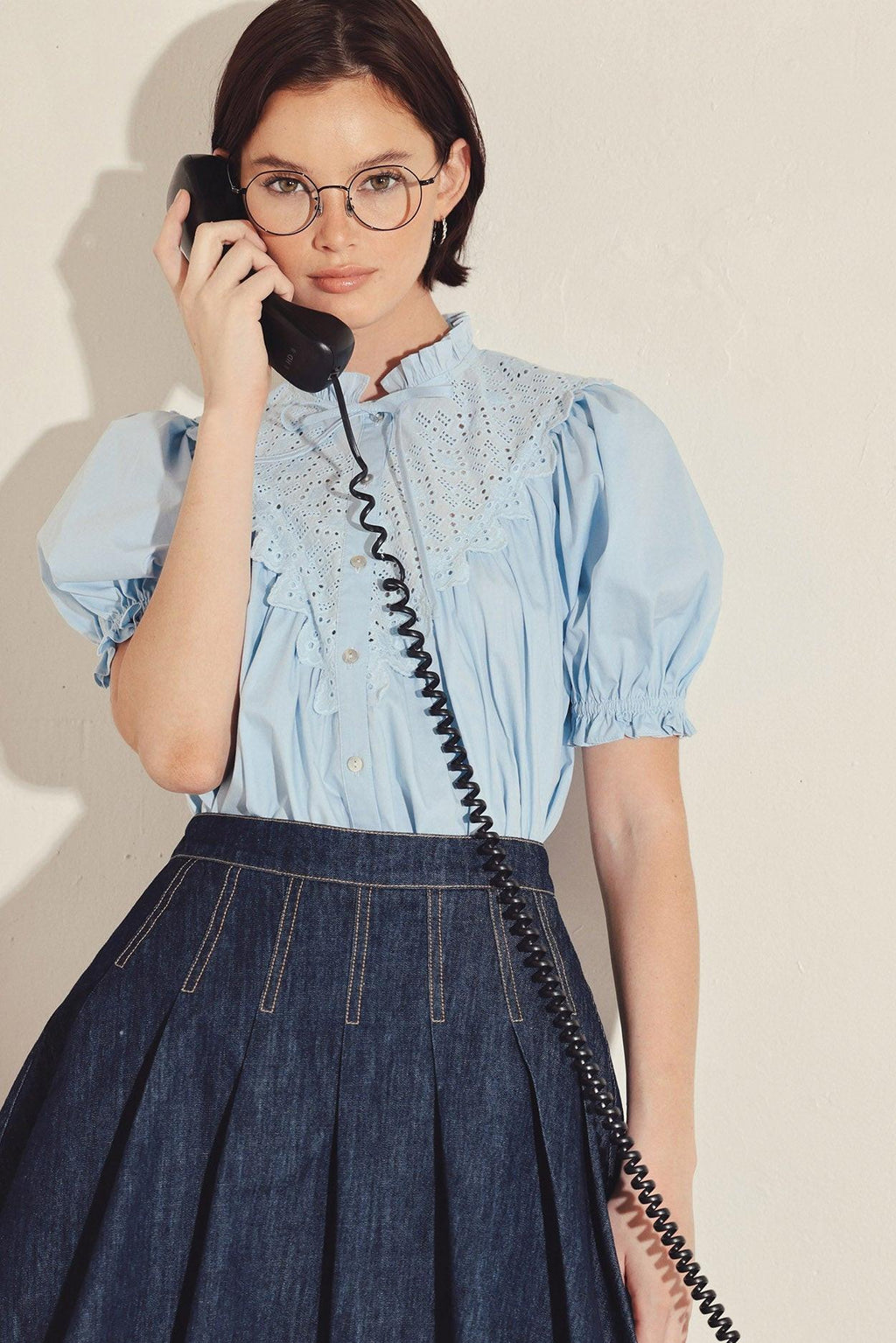 SWEET NOTE MOMENT WOVEN TOP