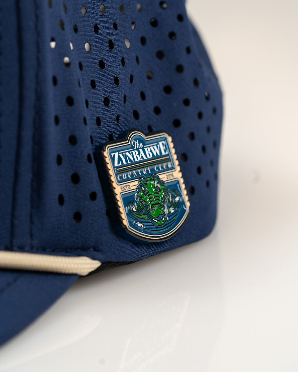 Zynbabwe Country Club Navy - Perforated Rope Hat