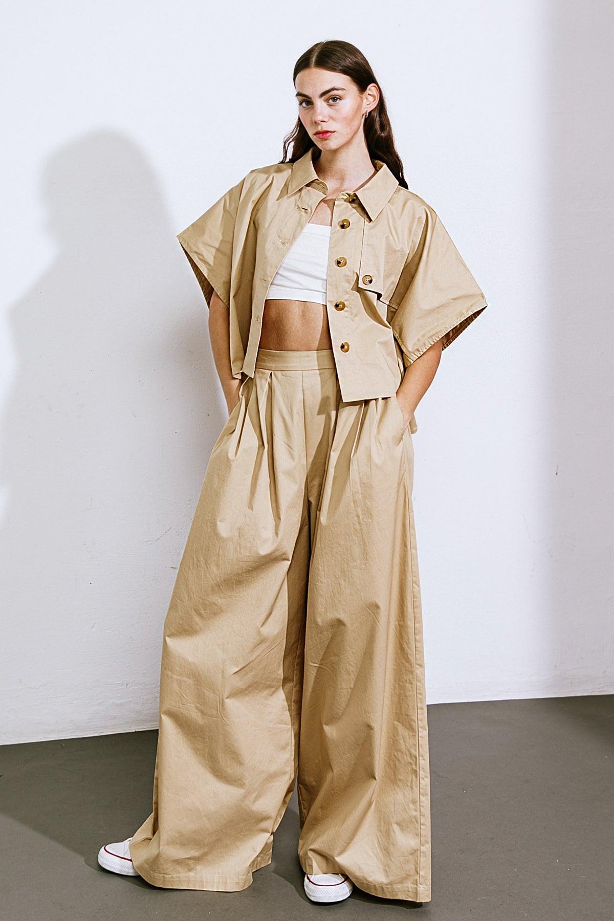 IT'S PERFECT TIMING WOVEN PANTS