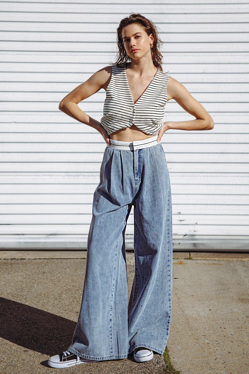 FOREVER WONDERING DENIM PANTS