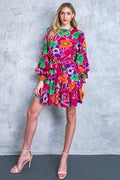 ELEVATED ATTITUDE WOVEN MINI DRESS