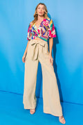 A GOOD WOMAN WOVEN PANTS