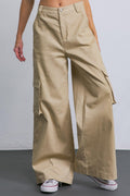 ADORABLE POSH WOVEN CARGO PANTS
