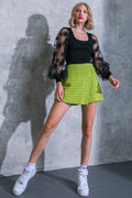LOVE ME TONIGHT TWEED SKORT