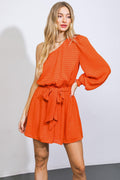 UNEXPECTED SURPRISE WOVEN ROMPER