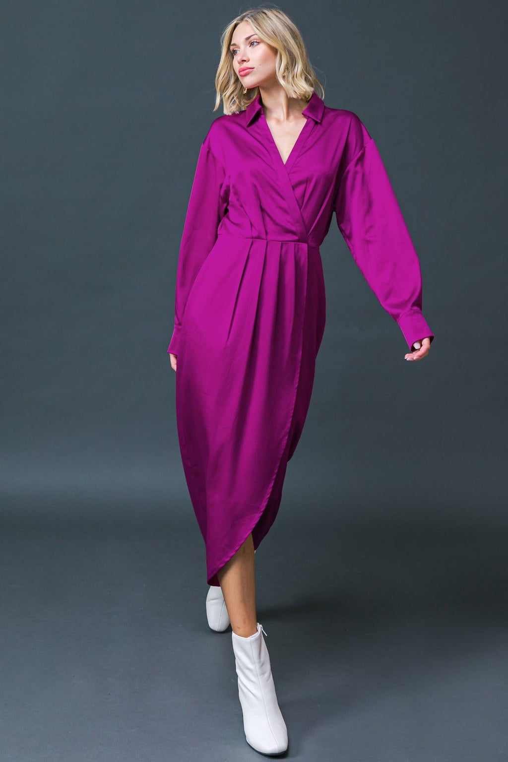 TOO GOOD TO BE TRUE WOVEN MIDI DRESS