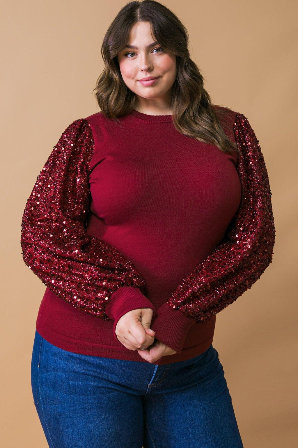 FEELING THE FUN SWEATER TOP