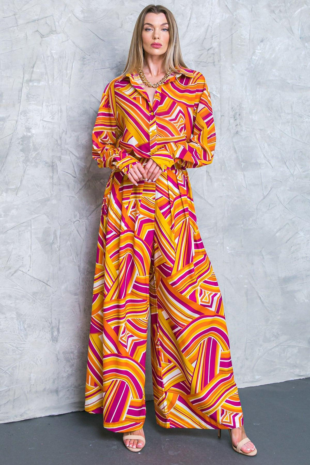 LIVELY CHAM WOVEN TOP