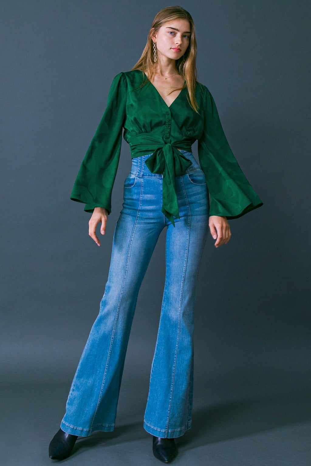 THE RIGHT ADDITION WOVEN TOP