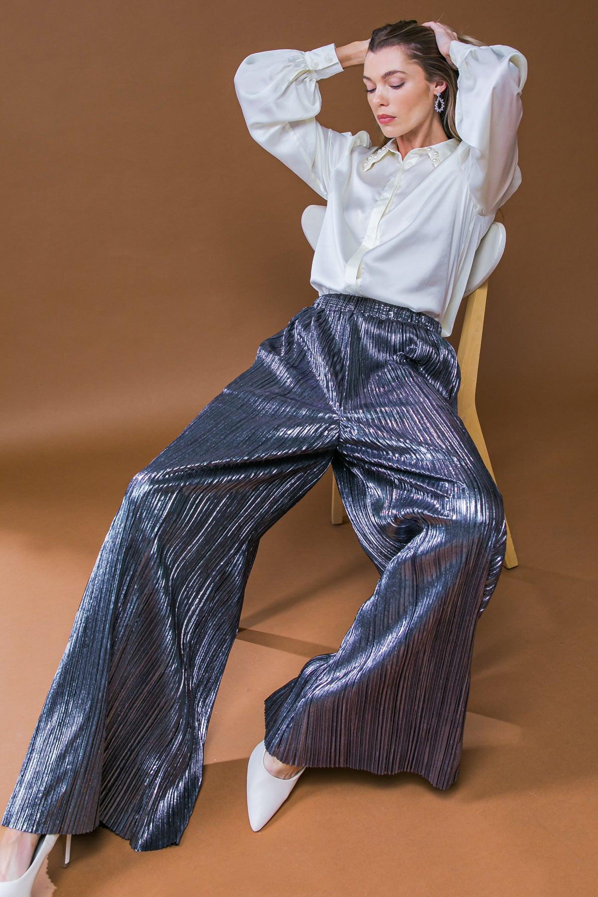 PORCH SWING KISSES WOVEN PANTS