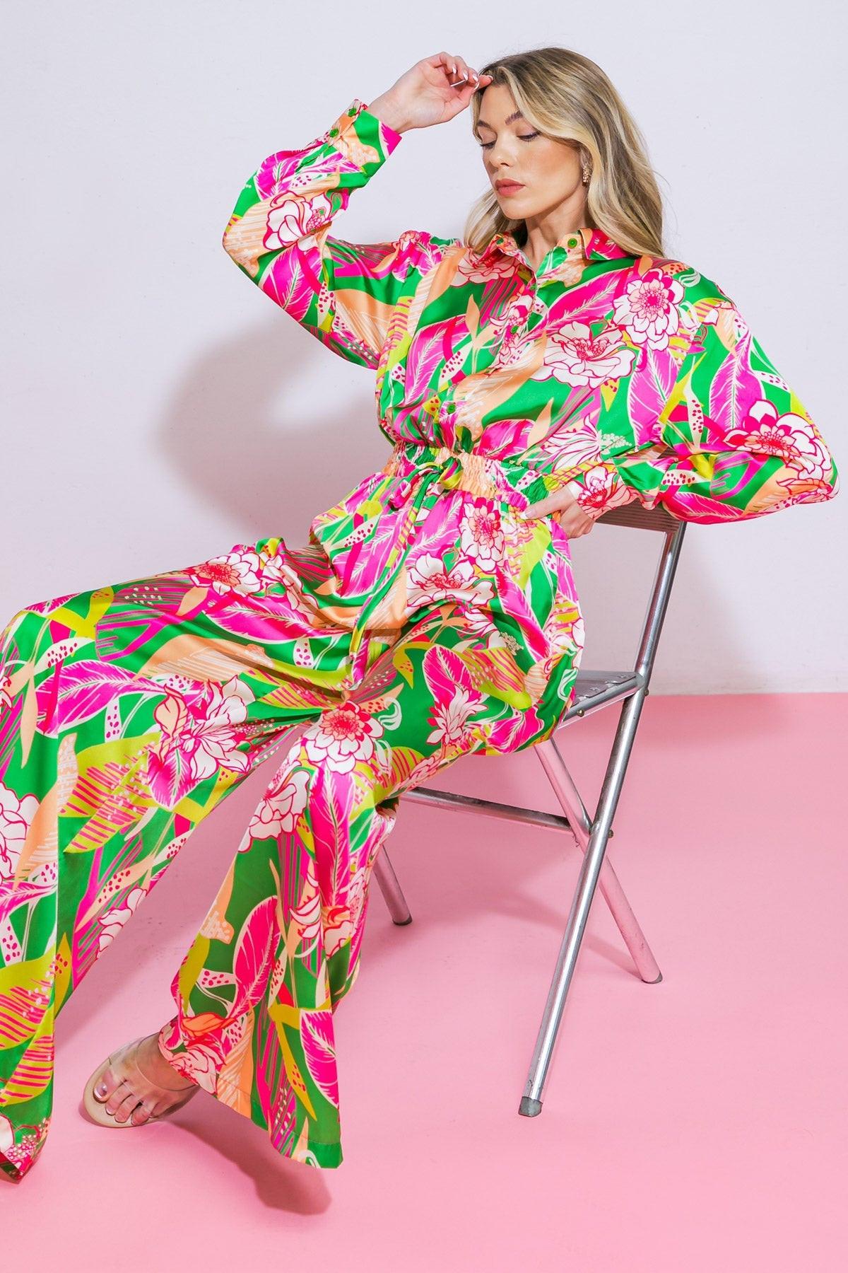 BLOOMING HOPE WOVEN JUMPSUIT