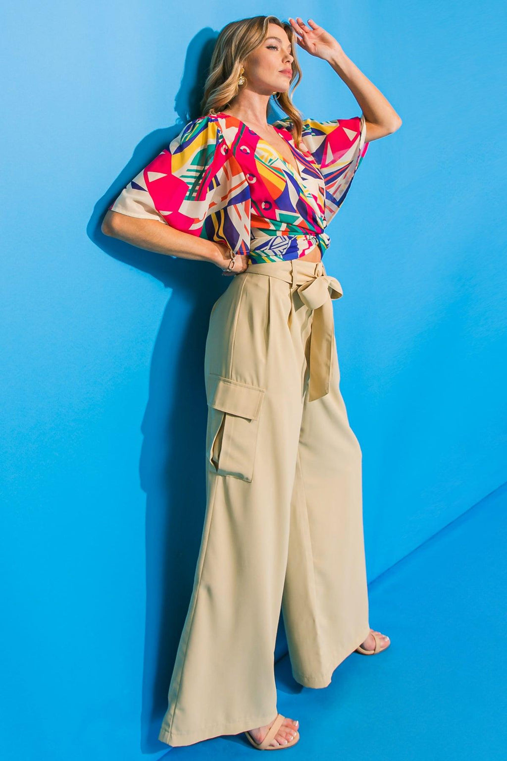 A GOOD WOMAN WOVEN PANTS