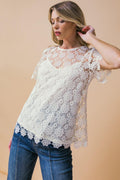 MELT MY HEART LACE TOP