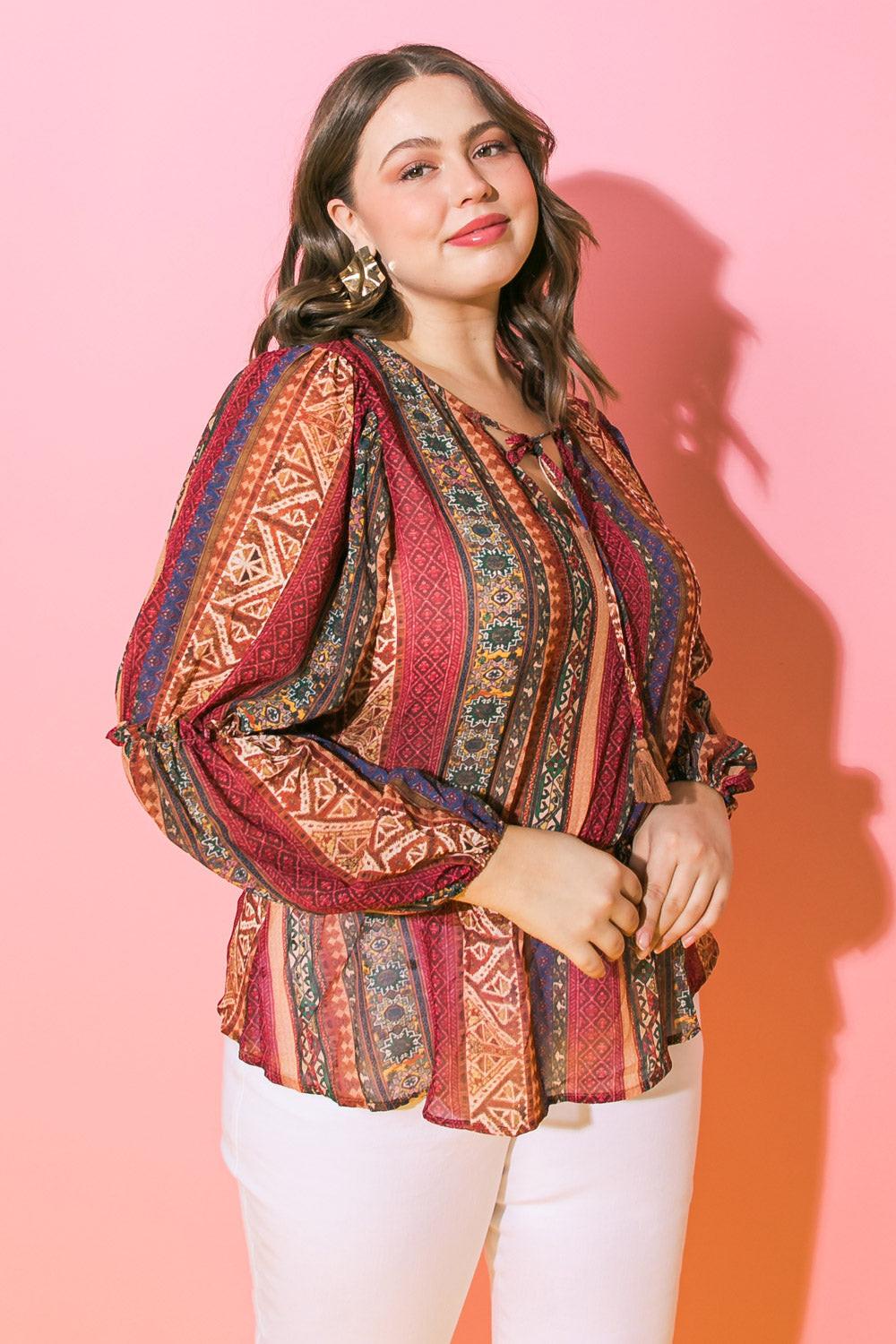 THRILLED FOR THIS WOVEN TOP